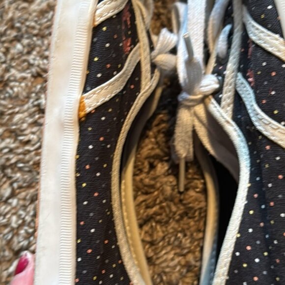 Fred Perry 8.5 Blue with dots Slipons - Picture 7 of 10